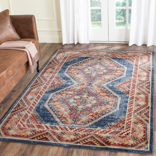 Loon Peak® Isanotski Oriental Red/Blue Area Rug & Reviews Wayfair
